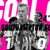 Southampton F.C. (1) Vs. Wolverhampton Wanderers F.C. (0) First Half GIF - Soccer Epl English Premier League GIFs