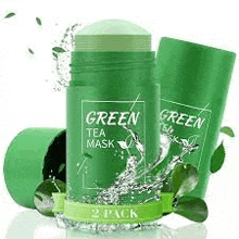 Green Tea Mask Stick GIF - Green Tea Mask Stick GIFs