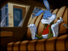 Tiny Toon Adventures Buster Bunny GIF - Tiny Toon Adventures Buster Bunny Drunk GIFs