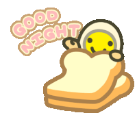 Good Night Sticker - Good Night Egg Stickers