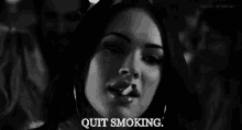 Quit Smoking. GIF - Quit Smoking Megan Fox No Smoking GIFs