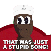 That Was Just A Stupid Song Mr Hankey Sticker - That Was Just A Stupid Song Mr Hankey Season4ep17a Very Crappy Christmas Stickers