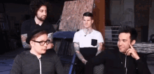 Pete Wentz And Patrick Stump Confused GIF - Pete Wentz And Patrick Stump Confused Fall Out Boy GIFs
