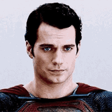Henry Cavill Superman Flying Surrounded By Clouds GIF