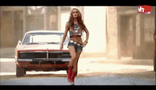 Jessica Simpson Boots GIF - Jessica Simpson Boots Red GIFs