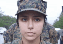Stare Michelle Khare GIF - Stare Michelle Khare Challenge Accepted GIFs