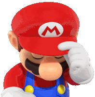 Mario Respect Sticker - Mario Respect Hat Tip Stickers