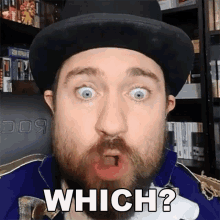 which richard parliament top hat gaming man curious questioning