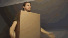 Robot Dance Corey Vidal GIF - Robot Dance Corey Vidal Dressed In A Box GIFs
