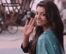 Bye.Gif GIF - Bye Reactions Kajal Agarwal GIFs