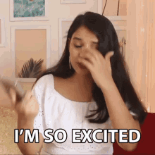 Im So Excited Ayushi Singh GIF - Im So Excited Ayushi Singh Creations To Inspire GIFs