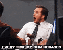 Ohm Parks And Rec GIF - Ohm Parks And Rec Rebase GIFs