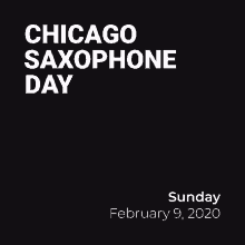 Chicago Saxophone Day Chicago Sax Day GIF - Chicago Saxophone Day Chicago Sax Day Black And White GIFs