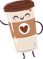 Coffee Lover Hot Coffee Sticker