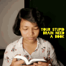 Jagyasini Singh Findnewjag GIF - Jagyasini Singh Findnewjag Your Stupid Brain Need A Book GIFs