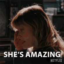 Shes Amazing Andy Oliver GIF - Shes Amazing Andy Oliver Bella Heathcote GIFs