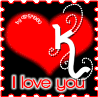 Klara I Love You Sticker - Klara I Love You Beating Heart Stickers