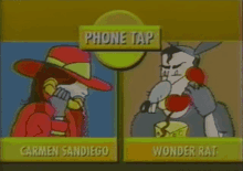 Where In The World Is Carmen Sandiego Phone Tap GIF