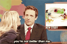 Youre Not Better Than Me Frog GIF