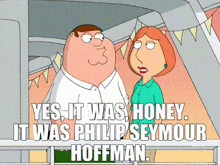 Family Guy Phillip Seymour Hoffman GIF