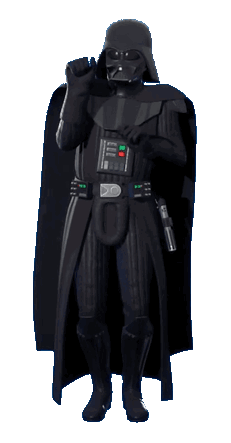 Darth Vader Tidey Sticker - Darth Vader Tidey Dance Stickers