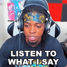 Listen To What I Say The Black Mastadonte GIF - Listen To What I Say The Black Mastadonte Hear Me Out GIFs