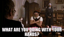 What Are You Doing With Your Hands GIF - What Are You Doing With Your Hands Superstar GIFs