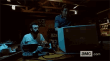 Halt And Catch Fire Sparks GIF - Halt And Catch Fire Sparks Fire GIFs