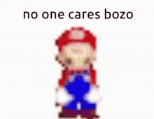 No One Cares Mario GIF - No One Cares Mario Get Rekt GIFs