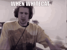 Frustrated White Cat GIF - Frustrated White Cat Freedom Dive GIFs