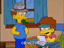 Simpsons Go With It GIF - Simpsons Go With It GIFs