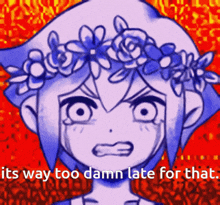 Omori Its Too Late For That GIF - Omori Its Too Late For That Lost Your Chance GIFs