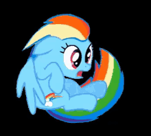 my little pony spin swirly rumble rainbow dash