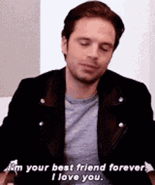 Sebastian Stan Im Youre Best Friend Forever GIF