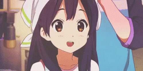 anime happy blush