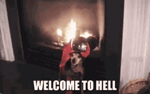 dog welcome to hell wait yeah welcome to hell costume
