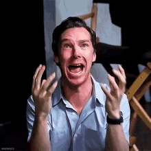 No Benedict Cumberbatch GIF - No Benedict Cumberbatch Yell GIFs