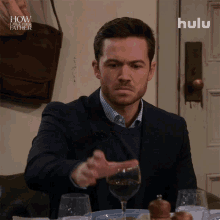 Drinking Wine Charlie GIF - Drinking Wine Charlie How I Met Your Father GIFs