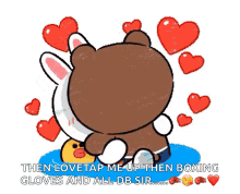 Brown And Cony Cute GIF - Brown And Cony Cute Lovers GIFs