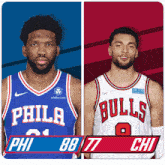 Philadelphia 76ers (88) Vs. Chicago Bulls (77) Third-fourth Period Break GIF - Nba Basketball Nba 2021 GIFs