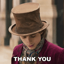 Thank You Willy Wonka GIF - Thank You Willy Wonka Wonka Movie GIFs