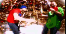 Bam Margera Punching Santa GIF - Bam Margera Punching Santa Christmas GIFs