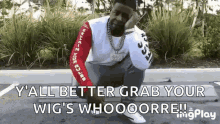 Whore Blac Youngsta GIF - Whore Blac Youngsta Wig GIFs