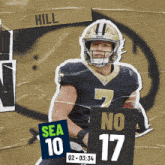 New Orleans Saints (17) Vs. Seattle Seahawks (10) Second Quarter GIF - Nfl National Football League Football League GIFs