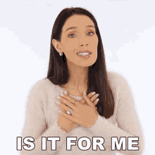 Is It For Me Shea Whitney GIF - Is It For Me Shea Whitney Is That For Me GIFs