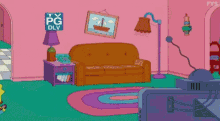 The Simpsons Bump Into GIF