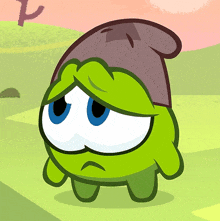 Frown Nibble Nom GIF - Frown Nibble Nom Om Nom Stories GIFs