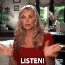 Listen Real Housewives Of Beverly Hills GIF - Listen Real Housewives Of Beverly Hills Pay Attention GIFs