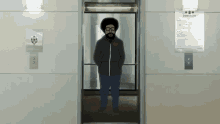 Elevator Closing Door GIF