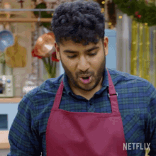 Breathe Out Tamal Ray GIF - Breathe Out Tamal Ray The Great British Baking Show Holidays GIFs
